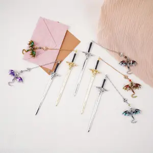 Creative Dragon Design Bookmark, 1 Count Exquisite Handmade Art Craft Bookmark, Book Page Marker for Home School Office Dormitory, Book Accessories