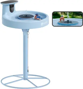 Birdfy Bath Pro with Stand - Solar-Powered Smart Birdbath with Fountain