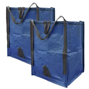 Large Heavy Duty Home Yard Moving Bags w/Handles 2-Pack Storage Tote Organizer