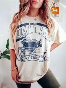 [Sale off up to 50%] Vintage 90s Style Vintage Dallas Football tshirt, Game Day Shirt, Trendy Dalas Football Fan Gift, Graphic Streetwear T-shirt