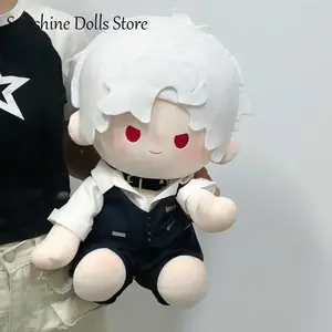 Anime Love and Deepspace Sylus Cartoon Sitting Posture Plush Doll Body Dress Up Cotton Plushie 40cm Pillow Cosplay Toys Gift