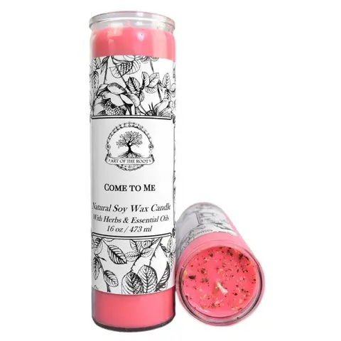 Come to Me 7 Day SOY Spell Candle for Love, Attraction & to Compel | Art Of The Root
