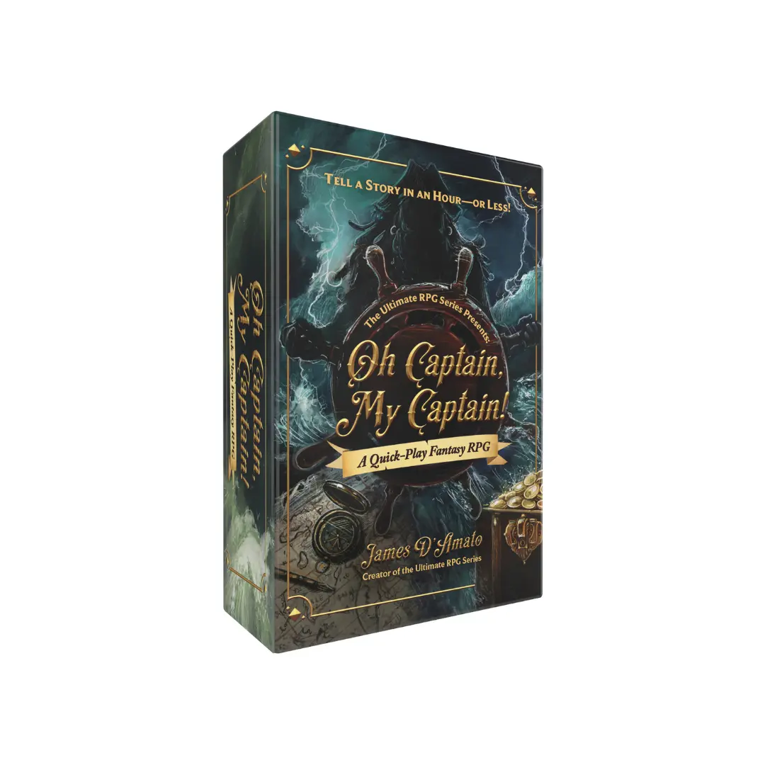 The Ultimate RPG Series Card Game - Oh Captain, My Captain! - 30-Minute Sessions Fit Busy Nights, Engages Everyone in the Same Story