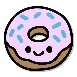 Sprinkles Donut Magnet