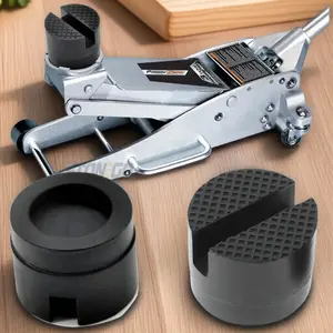 Heavy Duty Jack Pad Adapter for Car Frame Protection, Rubber Jack Lift Point Pad, Universal Vehicle Support Tool for Safe Auto Repair, Garage Essentials for Trucks and SUVs.