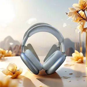 Wireless Bluetooth ANC Noise Cancelling Music Headphones Over Ear Couples Gift For Walking And Cycling Sports Compatible With Samsung Huawei Apple Devices air watch headsets creative gear max pod black