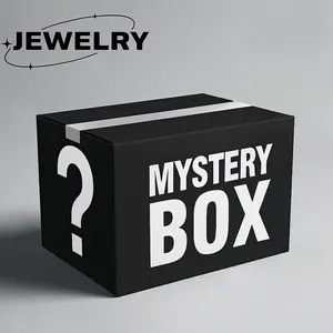 Mystery Jewelry Box – Featuring 10 best-selling items from major platforms | Random combination of necklace, earrings, ring, and bracelet | Fashion Jewelry | Mystery Box Challenge