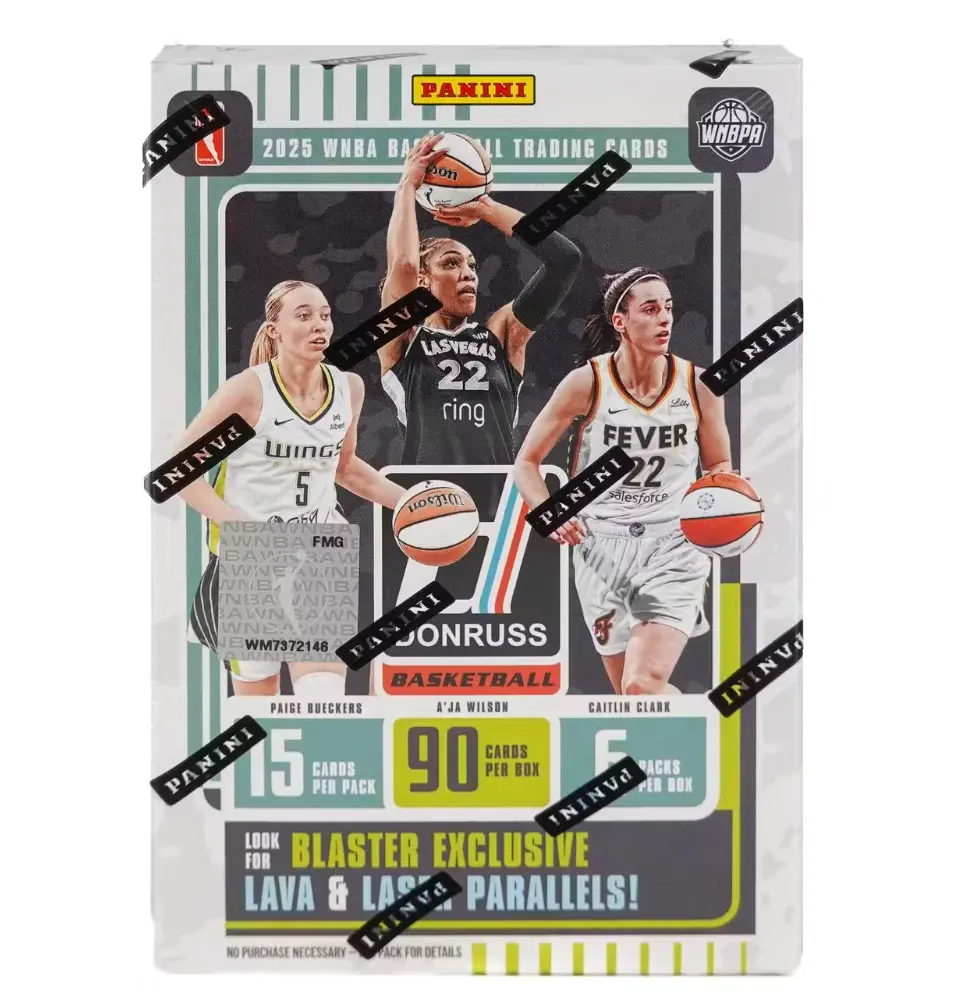 2025 Panini Donruss WNBA Basketball Blaster Box - 15 Cards per Pack / 6 Packs per Box - Shipped Ripped or Sealed