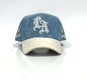 LA Blue white denim