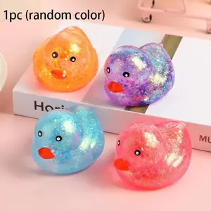 Random Color Duck Toy, Stress Relief Pressure Ball, Sensory Toy, Classroom Prize, Valentine's Day Gift, Christmas, Halloween, Easter Basket Filling, Squishies