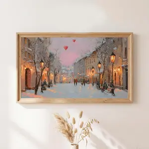 Cute Valentines Day Samsung Frame TV Art February TV Art Decor Idea Valentines Home Decoration Idea, Casual Style, Full Color