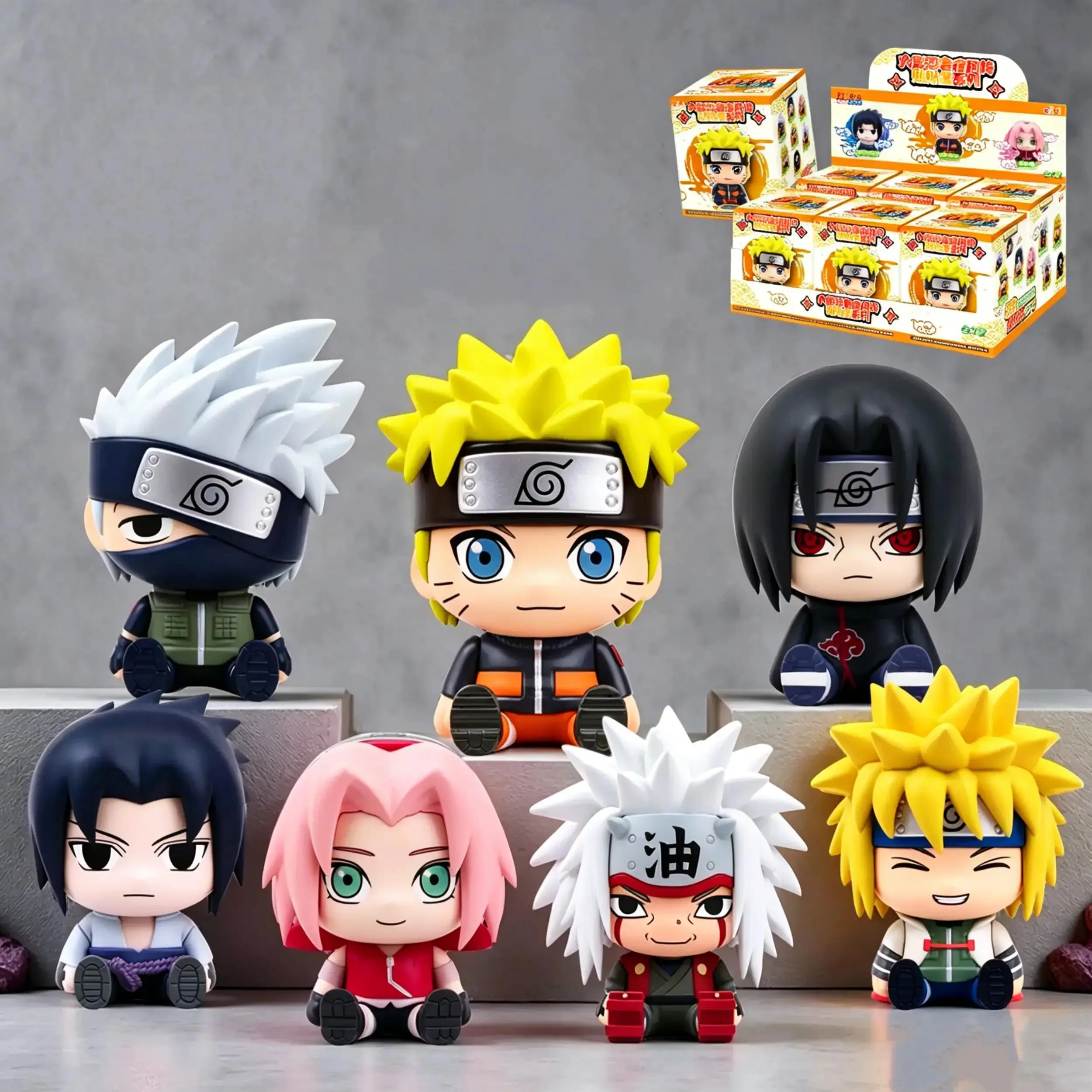 Naruto Shippuden Sticky Sit Series Figure Blind Box