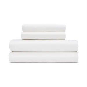Sateen Sheet Set in Ivory White