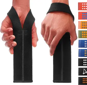 V1 Lifting Wrist Straps for Olympic Weightlifting - Rated at 660 lb - Hand Wraps for Powerlifting, Weight Lifting, building Functional/Cross , Deadlift Gym Bar, Cotton