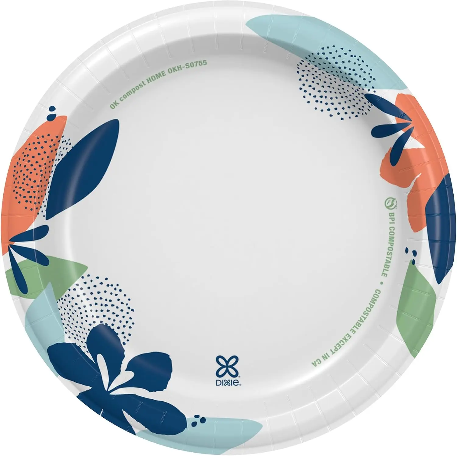 Paper Plates, 8.5 Inch, 90 Count, 2X Stronger*, Microwave-Safe, Soak-Proof, Cut Resistant, Disposable Plates For Everyday Breakfast, Lunch, & Dinner Meals