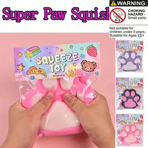 5.17inch Giant Cat Paw Squishy, Ultra Soft Hugger, Birthday Christmas Gift, Party Favors, Squishy Series (1pc Random Color)