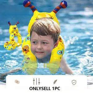 Children's swimming suit, life jacket, inflatable swim ring, head protector, buoyancy vest, snake-shaped swim ring