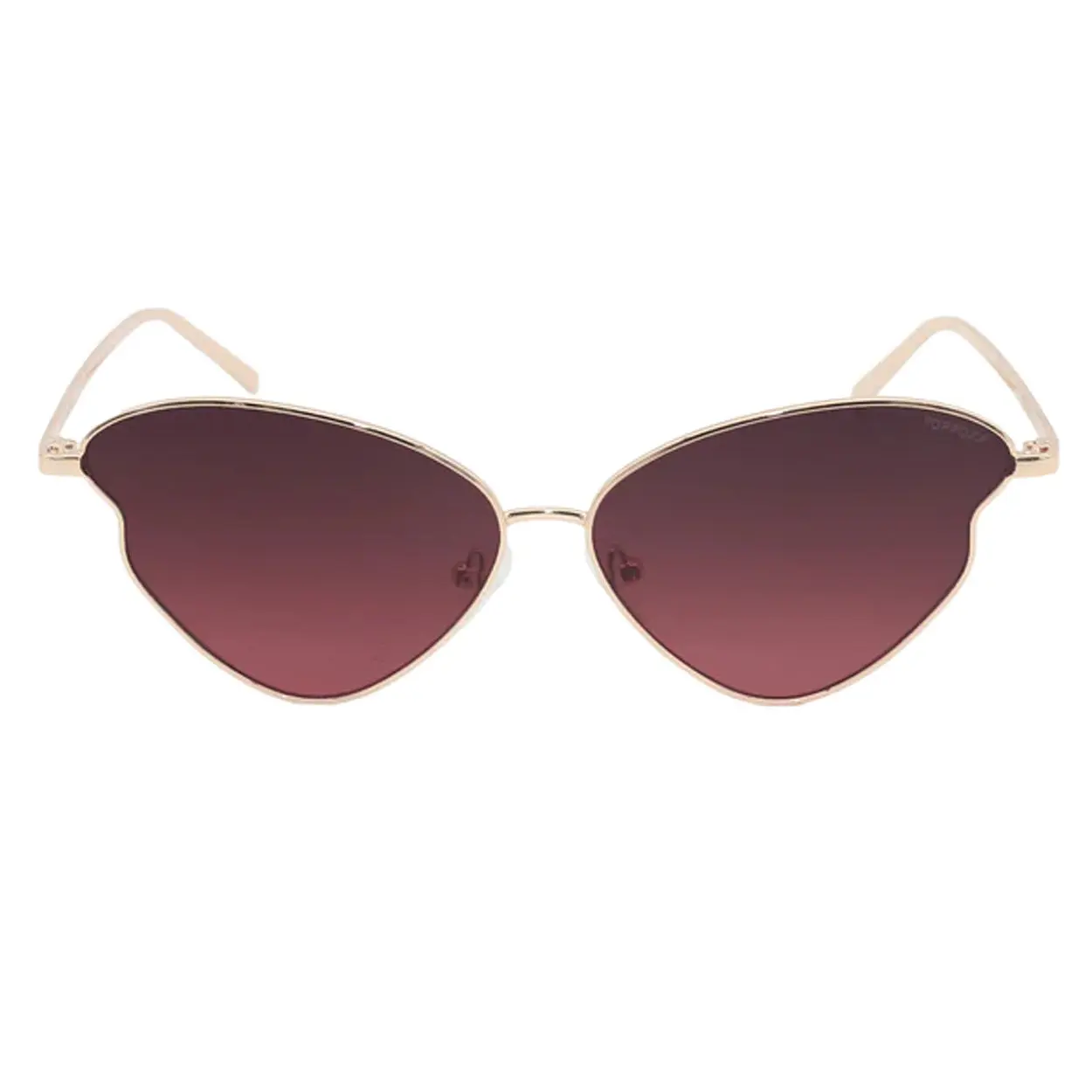 Trending Transformation Faded Ruby Sunglasses - 100% Recyclable Metal Frame, Classic Tinted Lenses, Stylish Accessory for Glasses Trend Enthusiasts, Trending Sunglasses