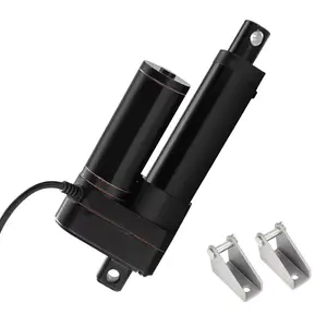 12V Linear Actuator 176lbs/800N 0.78"/s High Speed Linear Actuator Stroke 2Inch IP65 Protection Electric Actuator with Mounting Brackets,for Door Opener,Solar Tracker,Electric Lifting System