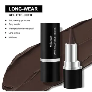 Long-Lasting Gel Eyeliner Stick, Matte Finish, Quick-Drying, Smudgeproof & Waterproof, Suitable for Eyes & Lips Makeup
