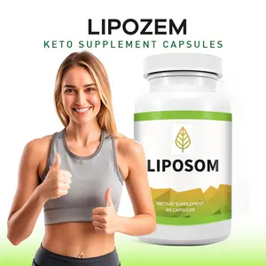 Lipozem100% Natural BHB Formula 2 Caps/DayforHealthcare -VitaminDietary Supplement  This supplement is designed to supportweight management and provide sustained energy. Fitness Bathroom