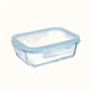 GHQ 24 sealed glass food storage boxes, fresh-keeping boxes, microwave ovens, ovens - suitable for salads, fruits, vegetables, sandwiches, bento boxes | sealed storage | durable glass food storage containers Outdoor lunch boxes