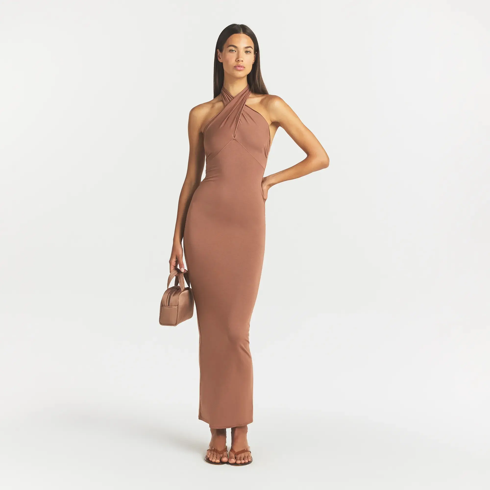 SKIMS SMOOTH LAYERS CONVERTIBLE LONG DRESS
