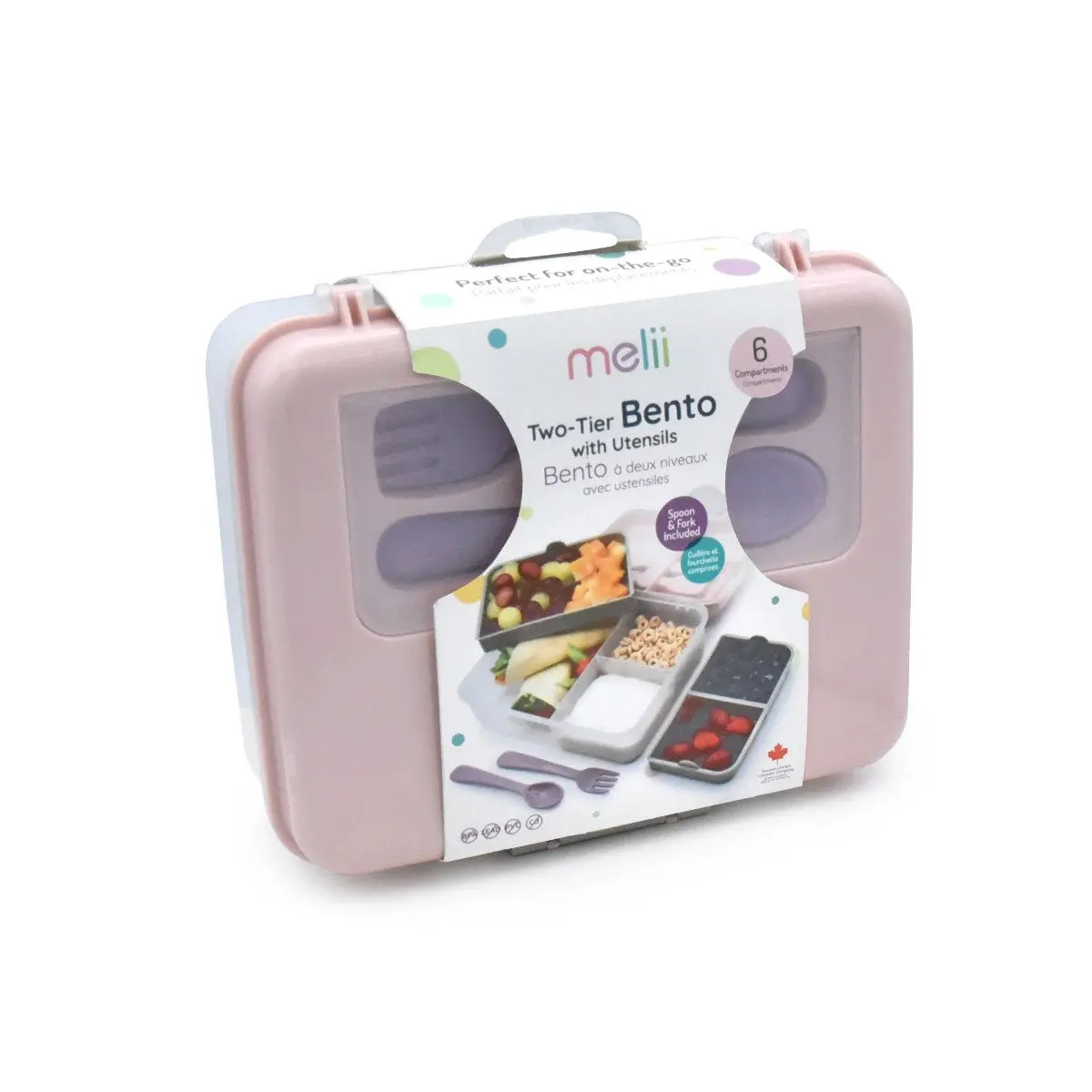 Melii 2 Tier Bento Box | Berry & Ivory