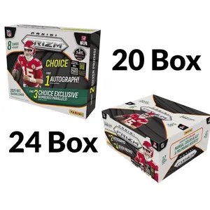 (3 FULL CASES) Panini Prizm Choice/Hobby 2025 NFL Sports Trading Cards