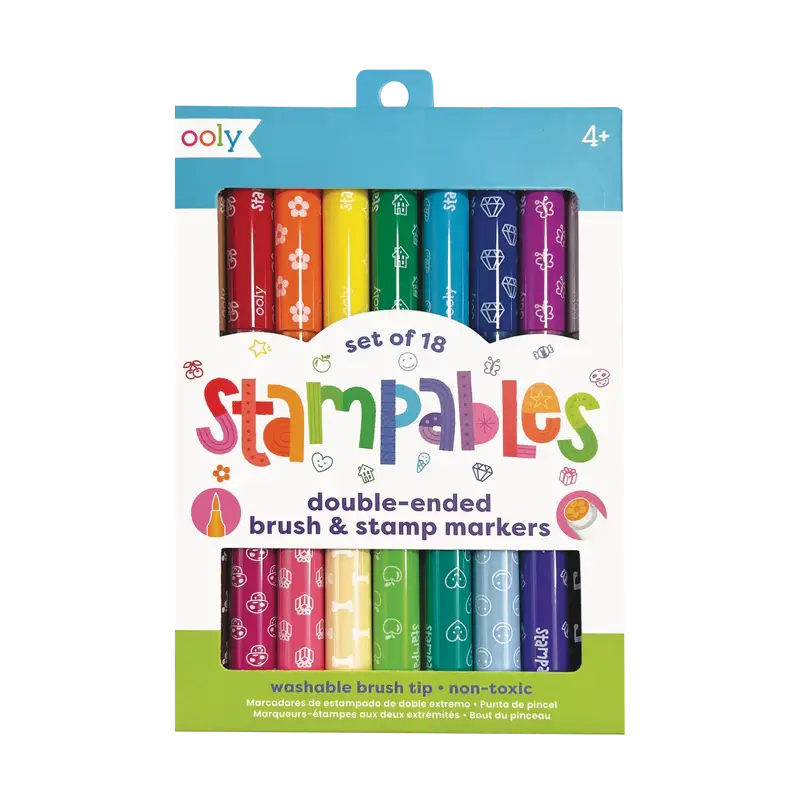 Stampable Double Ended Stamp Markers - Set of 18 Stampable Double Ended Stamp Markers - Set of 18