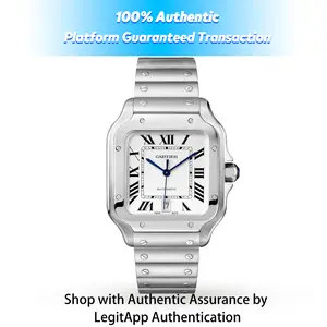 Cartier Santos de Cartier Watch Large Model WSSA0018 Classic Design Bold Statement Timepiece for Casual & Formal Occasions 25 Years New Unused Condition 3058