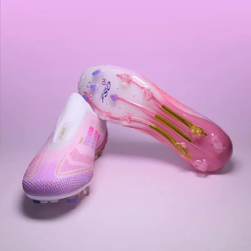 X-F50Without-laceMensSoccerShoesPink-yamalTurfSoccerCleatsTF/FGSneakersTrainingFootballBootsChuteiraCampo35-46 X-F50Without-laceMensSoccerShoesPink-yamalTurfSoccerCleatsTF/FGSneakersTrainingFootballBootsChuteiraCampo35-46