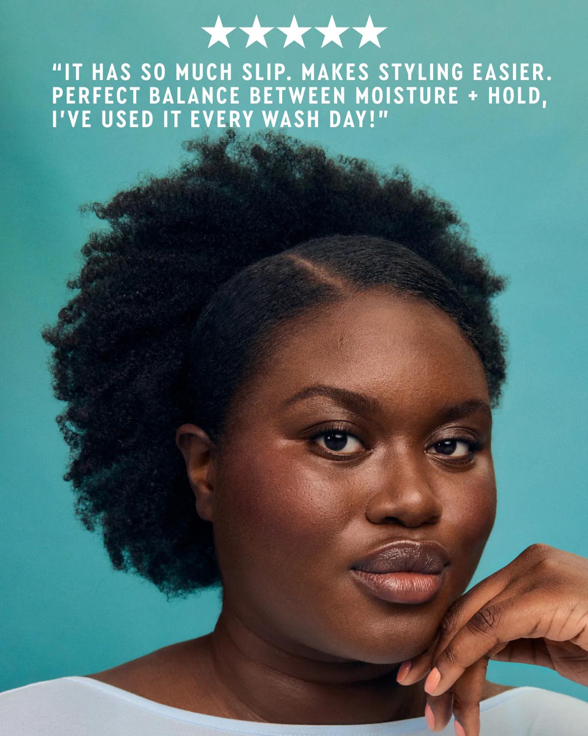 PATTERN Beauty Indigo Rain Styling Custard | Lightweight, Crunch-Free Hold & Curl Definition, 15 fl oz