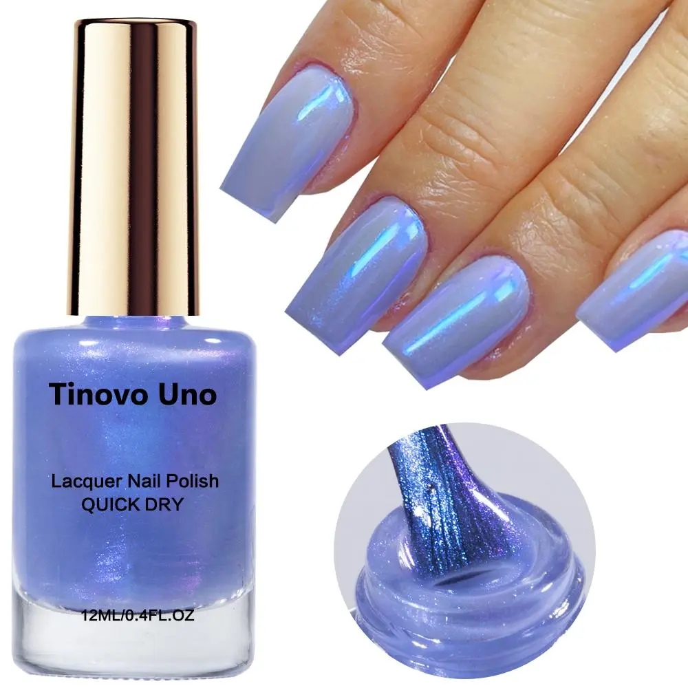 12ML Aurora Fingernail Polish, Liquid Polish, High Quality Polish, 1 Count Long-lasting Shine and Brilliance Nail Art Polish, No Drying Required Nail Art & Nail Polish for Women & Girls