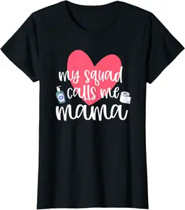 Womens Funny Mothers Day Tshirt for Women Plus Size Tee Mama T-Shirt - Joelalbe Shop 44B0916LH23P