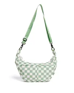Lucky Check Crescent Bag