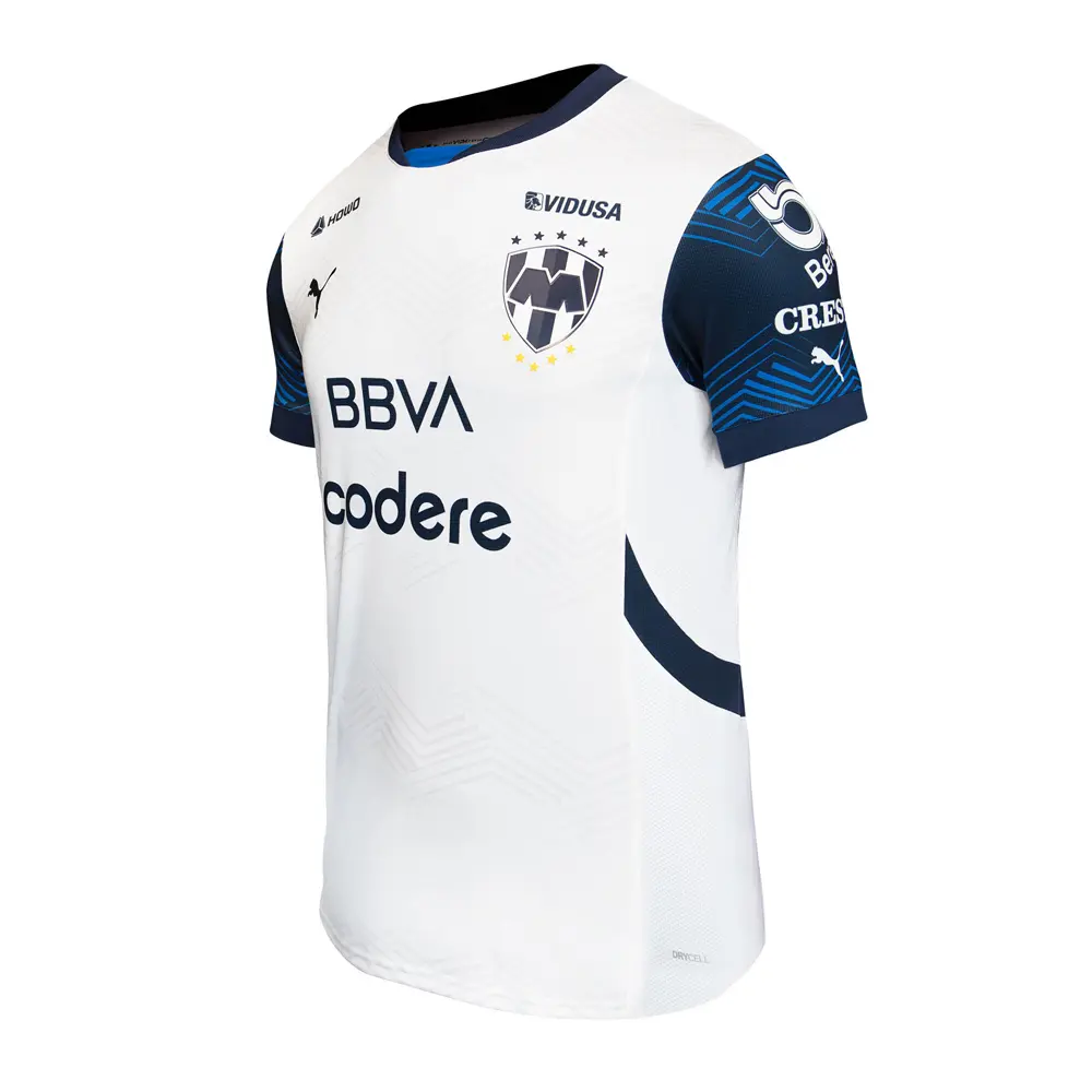 PUMA Mens Monterrey Away Crew Neck Short Sleeve Jersey Casual - White