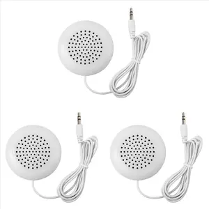 3X Mini White 3 5mm Pillow Speaker for iPhone IPod CD Radio MP3 Player GL