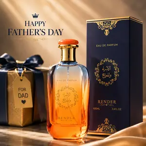 Render Middle Eastern Luxury Eau de Parfum 100ml - Unisex Fragrances, Pre-Packed, Ethnic, Sweet, Floral, Long-Lasting, Unique Design for Dates & Everyday Occasions, Passion Fruit & Raspberry Scent, Pre-Packed Unisex Fragrance