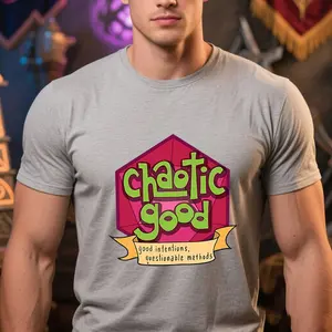 Chaotic Good DnD Shirt, D&D Gift for Players, Dungeons and Dragons Clothing for Him or Her, D and D Alignment TShirt Winter Sunset, unisex sweatshirt