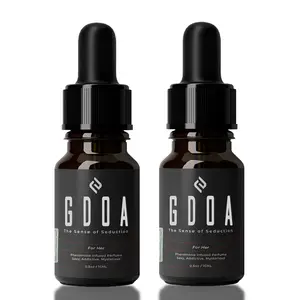 KUAABR Pheromone Perfume for Women - Long lasting fragrance with jasmine and rose flower oils. Integrated with human-friendly pheromones, it subtly enhances attractiveness and self-confidence, suitable for dating, socializing and other occasions, 15 ml.