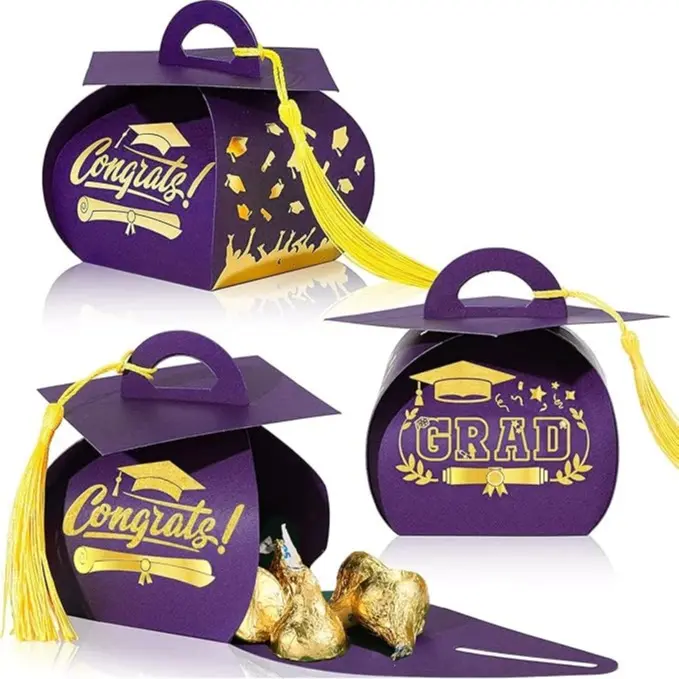 Purple+Gold+Gold Tassel
