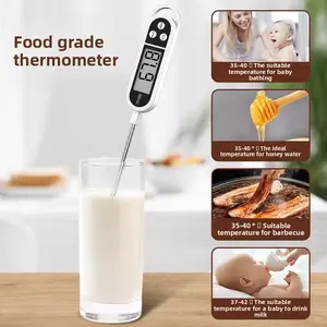 High-Precision Food Thermometer Water Temperature Gauge Baby Bathing Infant Formula Frying Oil Home Kitchen Baking