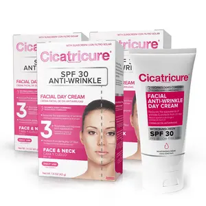 Cicatricure Anti-Wrinkle Day Moisturizing Face & Neck Cream with SPF 30, 3 Pack, For Daily Use, Anti-Aging Facial Cream, Men & Women.