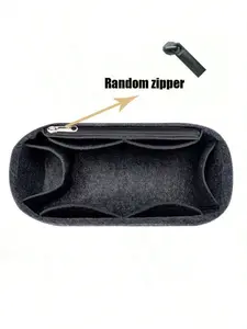 Bag Organizer Felt Purse Insert Women's Makeup Storage Tote Divider Cosmetic Shaper Back To School Supplies Back To School Essentials Travel Organization Pouch