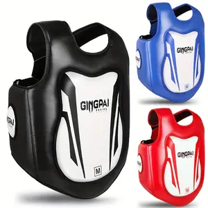 Martial Arts Chest Protector - Thickened Unisex Karate Sparring Chest Protector for Boxing Sanda Training and Competition - Protective Gear