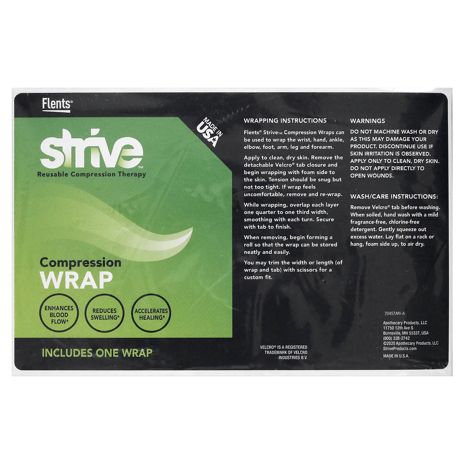Strive Compression Wrap, Taupe, 1 Wrap