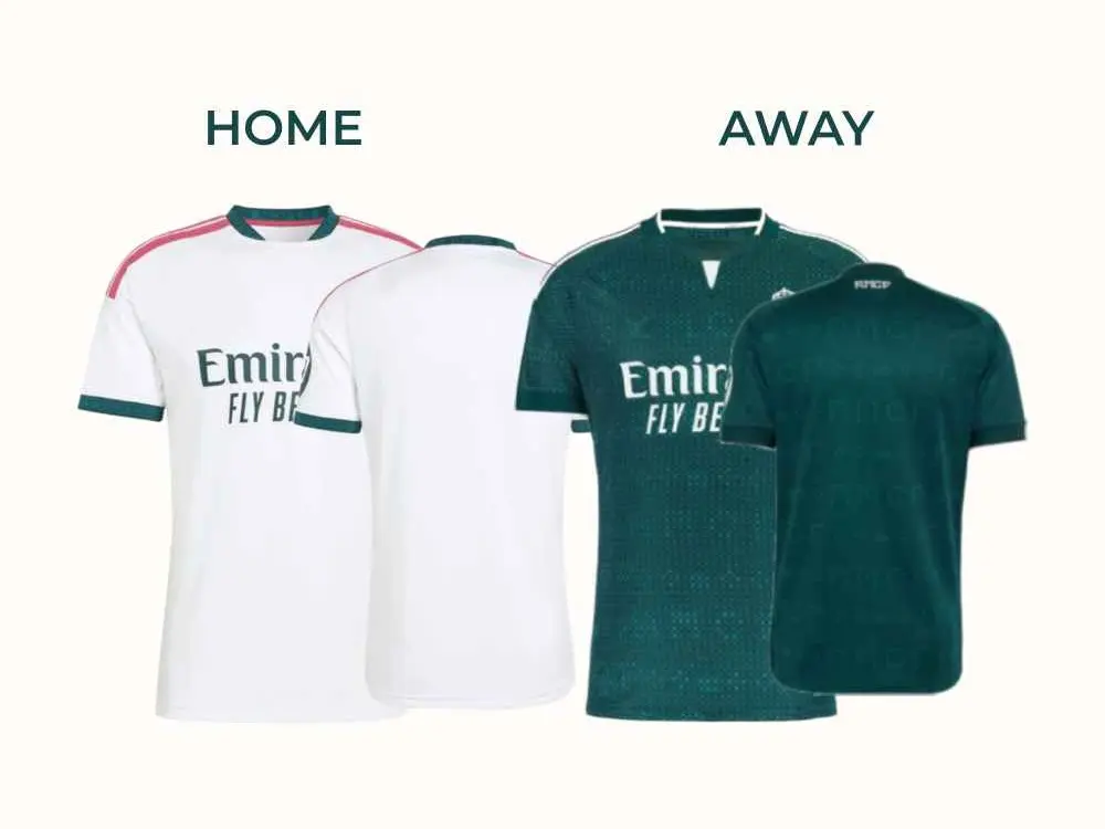 Premium 2026/2027 Home & Away Fan Jersey (Full Logo), Breathable Performance Soccer Shirt, Moisture-Wicking Fabric, Sharp Collar, Classic Football Style, Match Day Apparel, Game Day Shirt