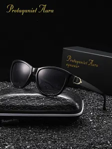 Protagonist Aura Classic Lightweight Retro Style Polarized Sunglasses, Cat Eye Frames, Seaside Vacation, Uv Protection, Driving Outdoors, Reducing Glare, Sunshade Artifact