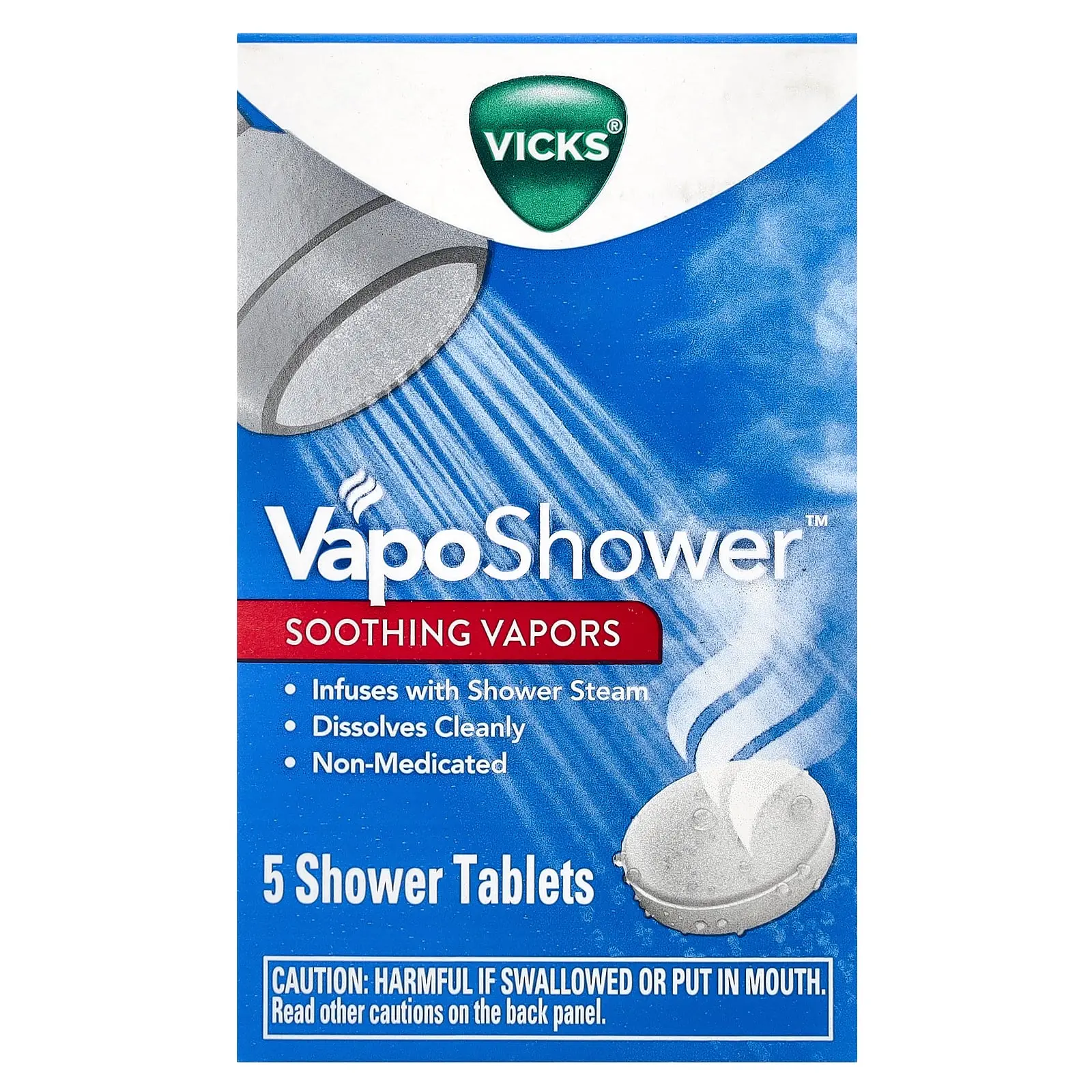 Vicks VapoShower™, Soothing Vapors, 5 Shower Tablets | HSA/FSA Eligible Vicks VapoShower™, Soothing Vapors, 5 Shower Tablets | HSA/FSA Eligible
